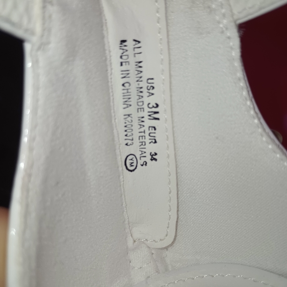 Hidi White open-toed Heels | Size 3 Brand New - Picture 5 of 6